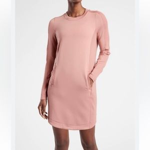 Athleta Balance dress sweatshirt S petite pocket and arm pocket